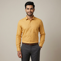 Model wearing the Golden Yellow Shirt