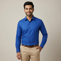 Model wearing the Royal Blue Shirt