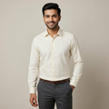 Model wearing the Ivory Shirt
