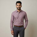 Model wearing the Dusty Mauve Shirt