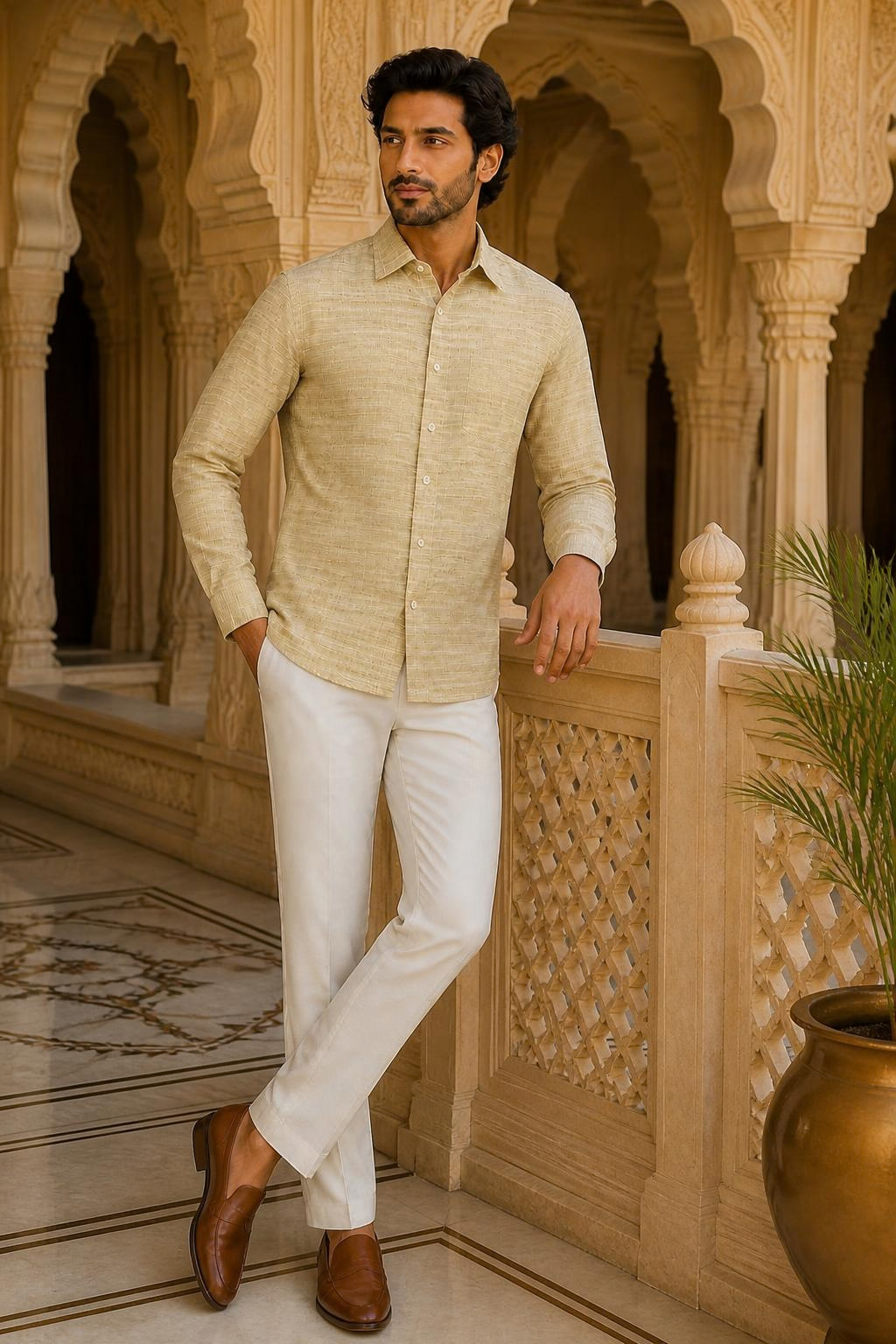 Mrittika Premium Khadi Shirt – view 2