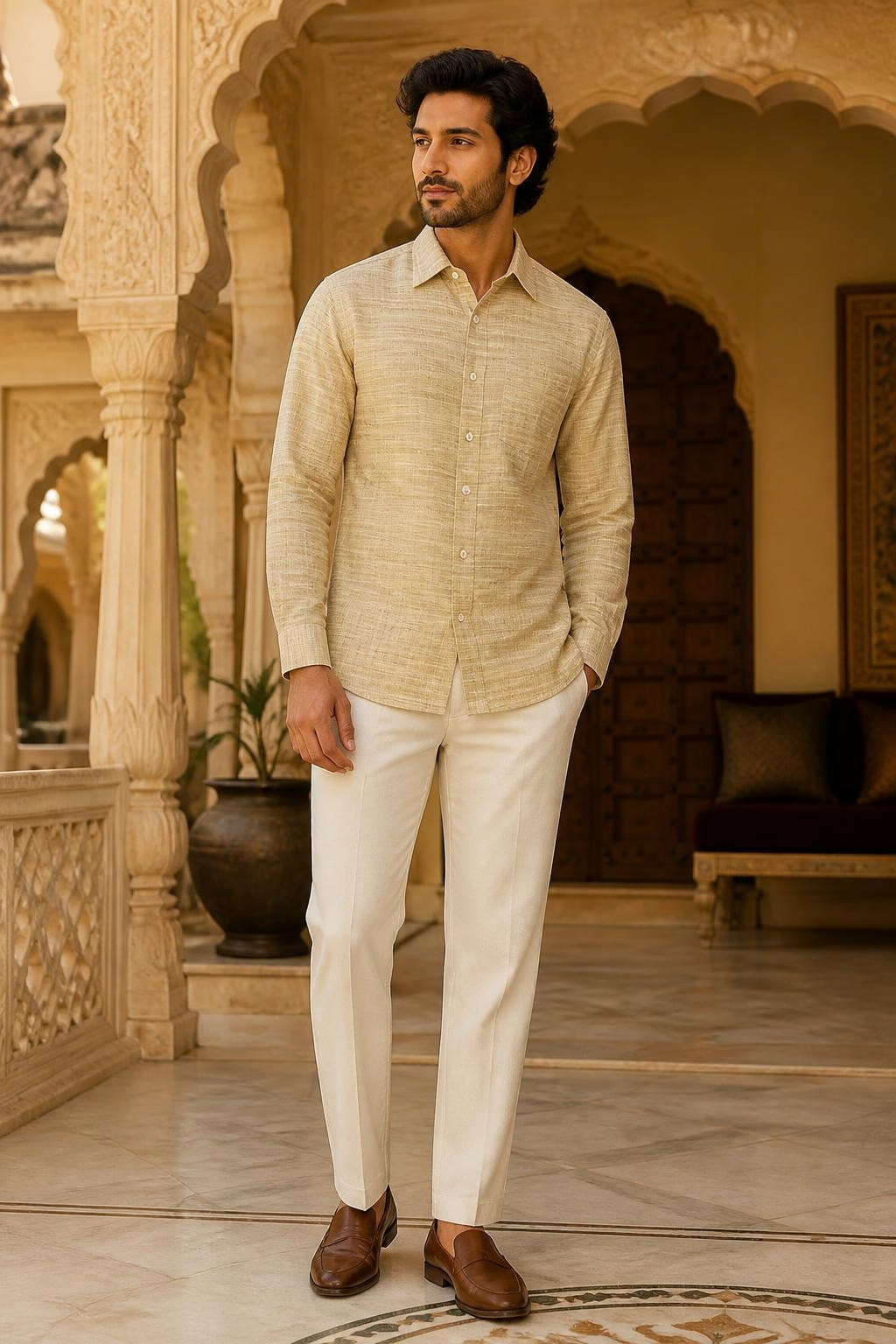 Mrittika Premium Khadi Shirt – view 4
