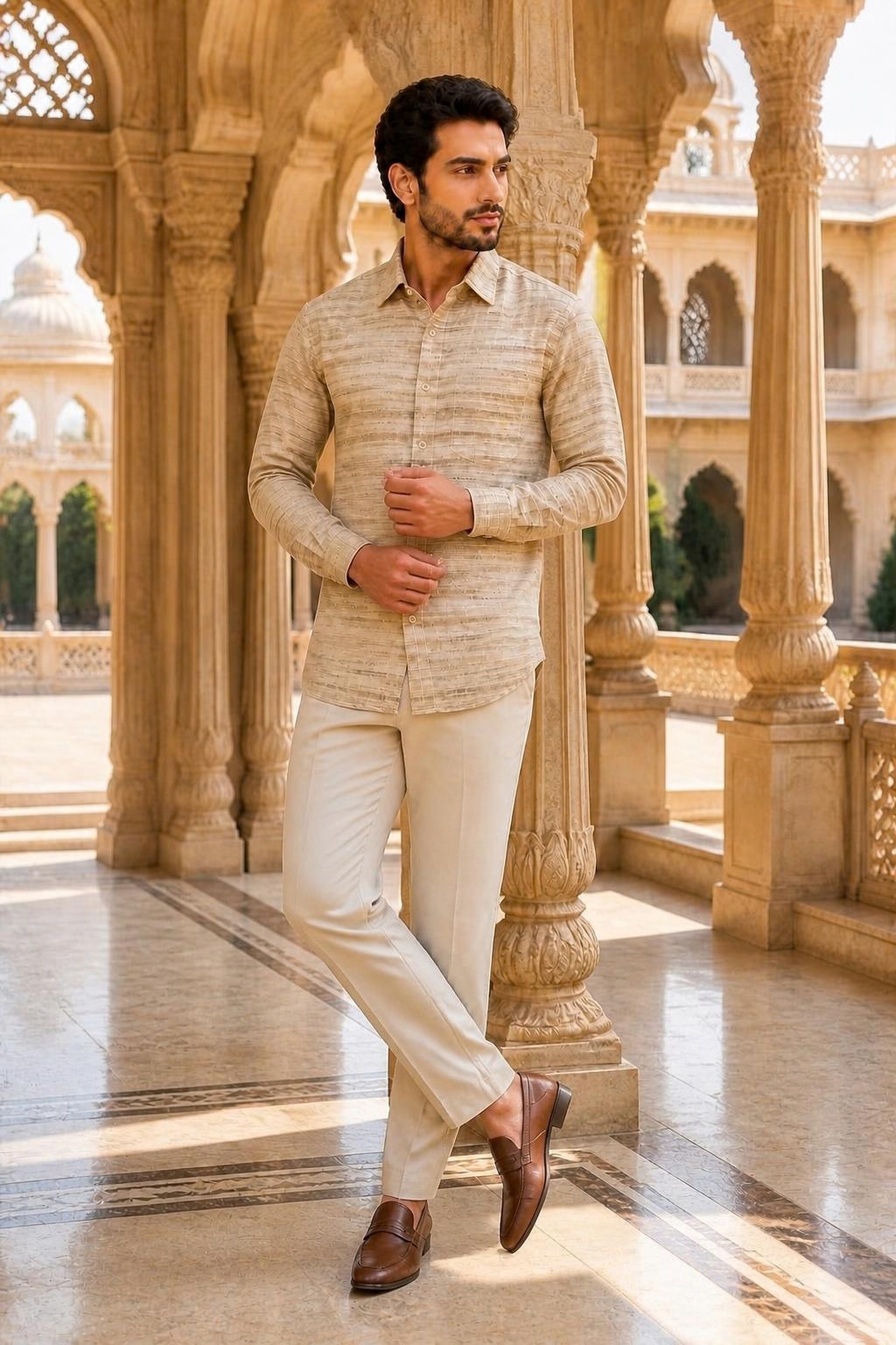 Rekha Premium Khadi Shirt – view 2