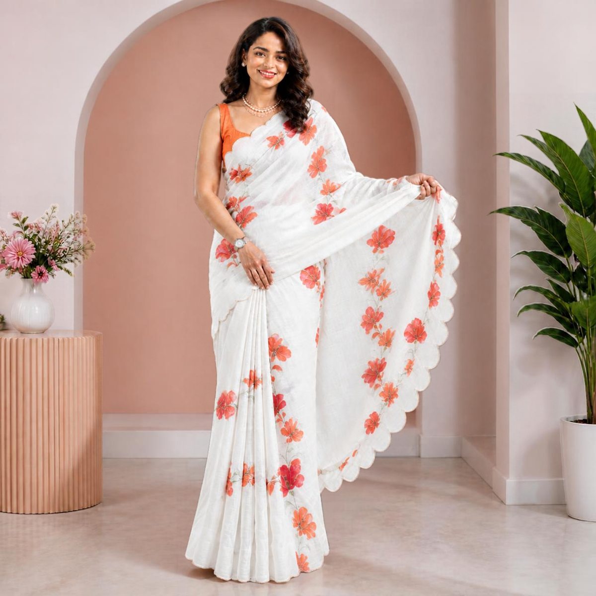 Titli Applique Saree – view 3