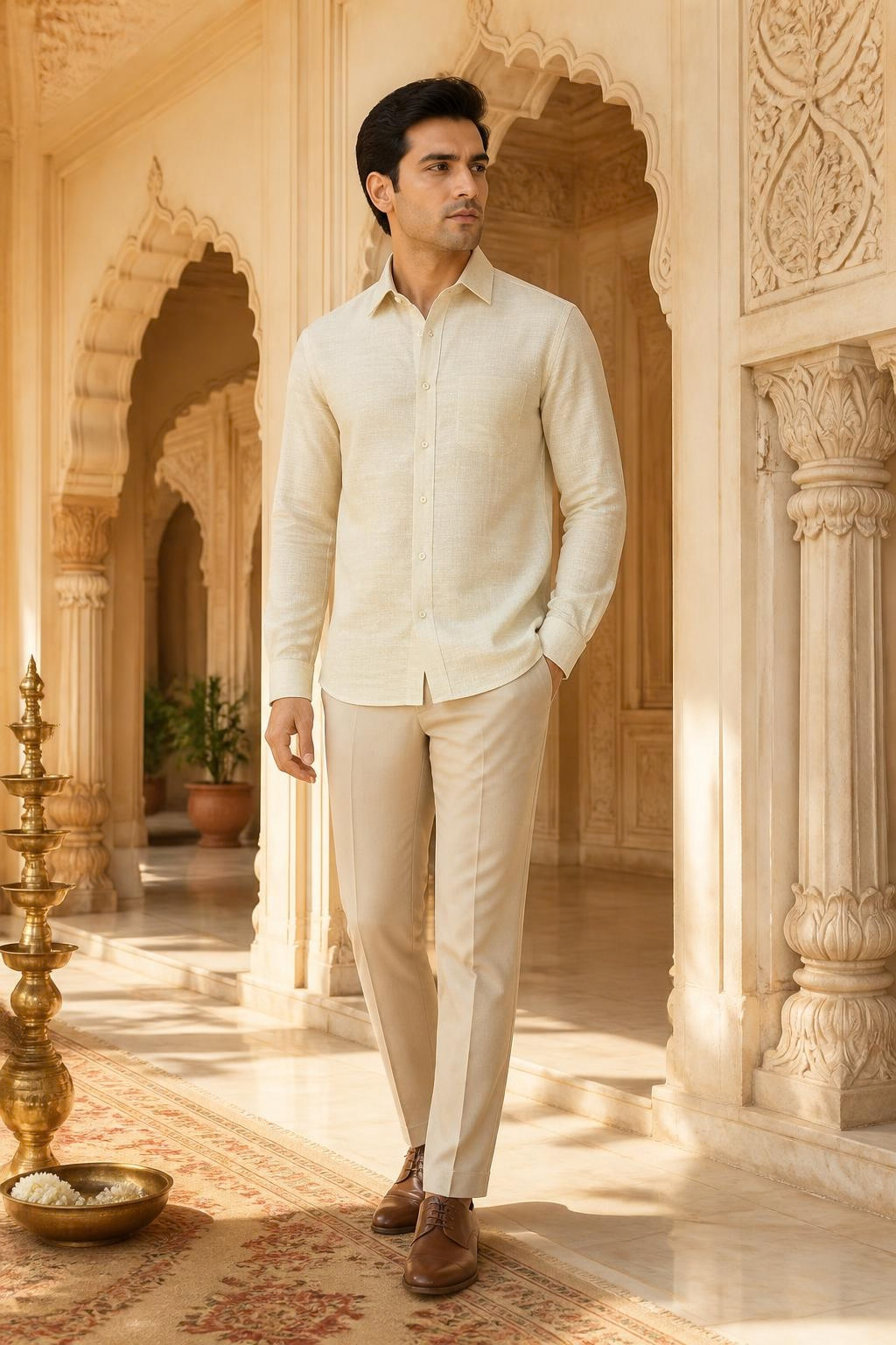 Ushas Premium Khadi Shirt – view 1